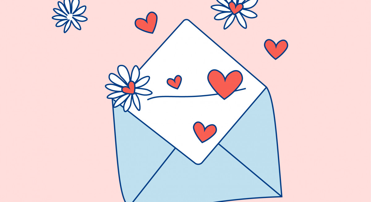 fint-couerrier-coeur-enveloppe-rose